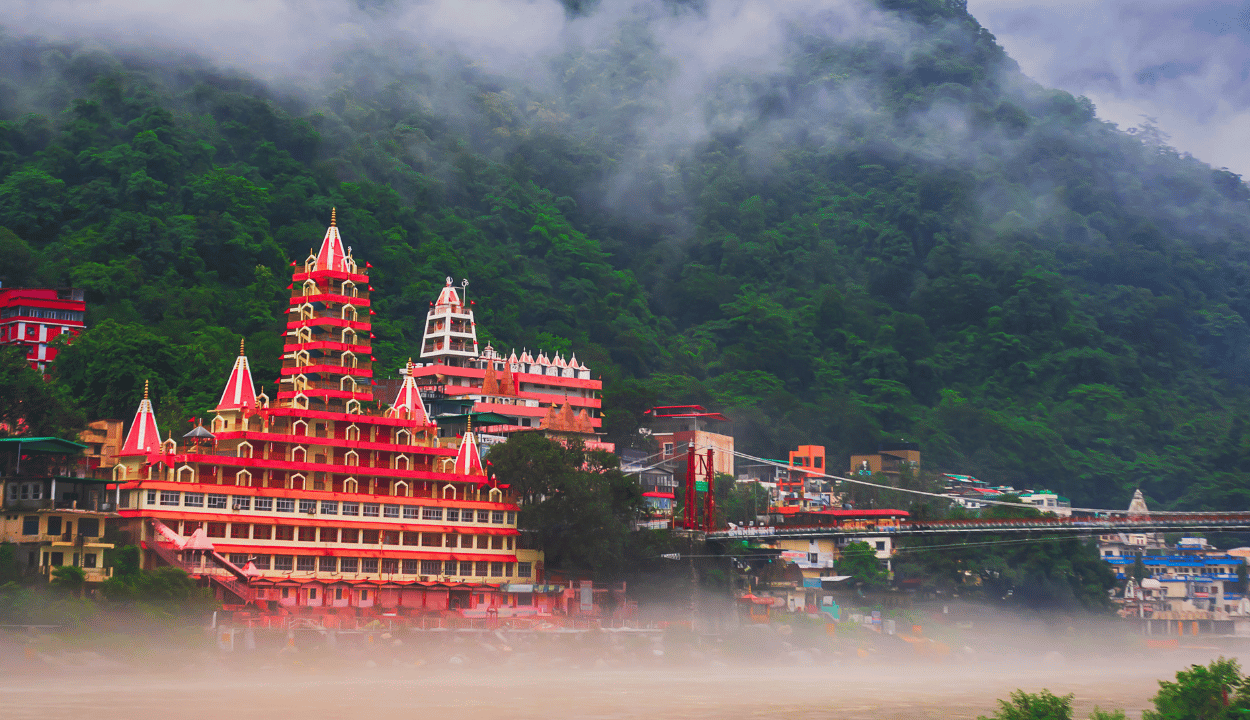 Char Dham travel poster