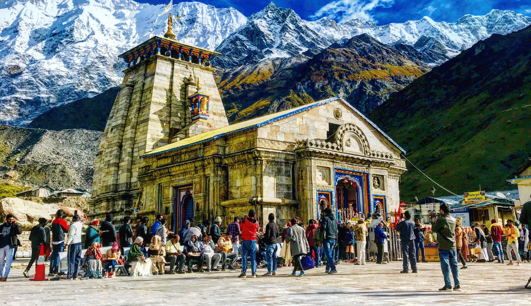 Char Dham travel poster