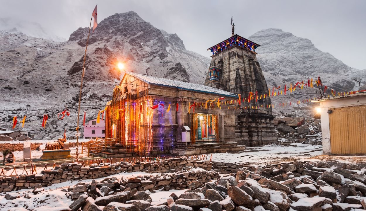 Kedarnath Dham mountain view