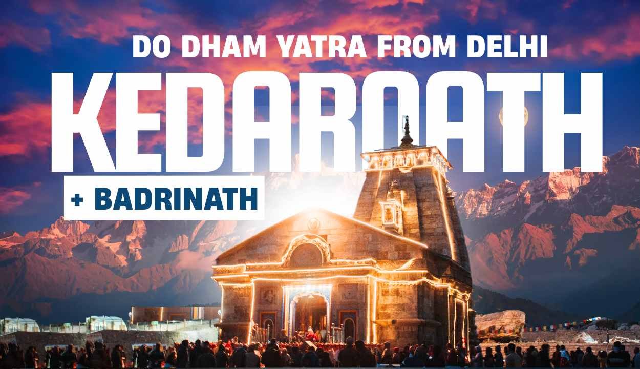 Char Dham yatra scenic banner