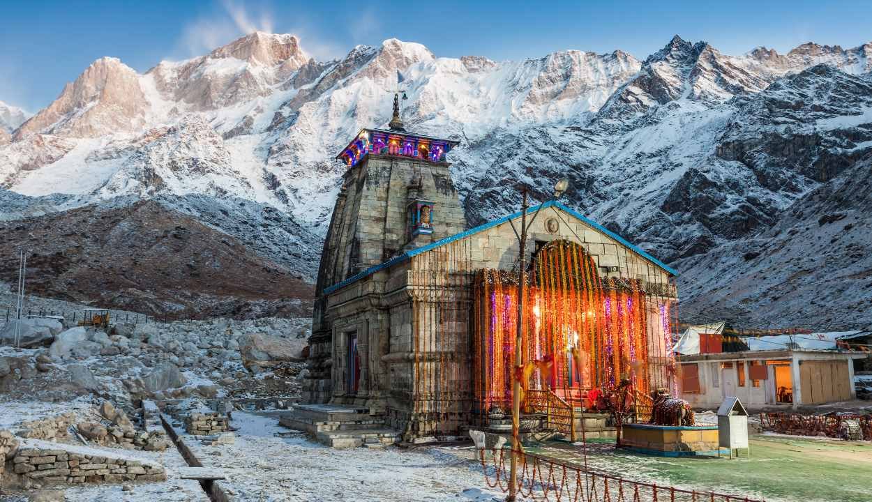 Char Dham travel poster